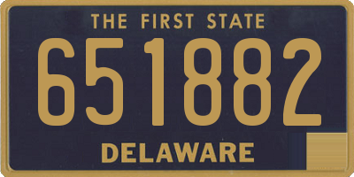 DE license plate 651882