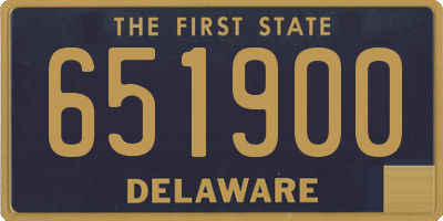 DE license plate 651900