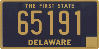 DE license plate 65191