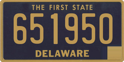 DE license plate 651950