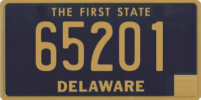 DE license plate 65201