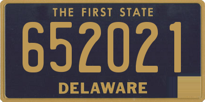 DE license plate 652021