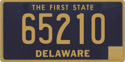 DE license plate 65210