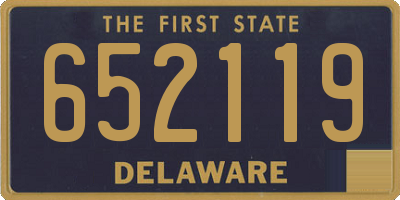 DE license plate 652119