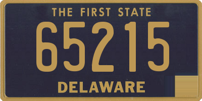DE license plate 65215