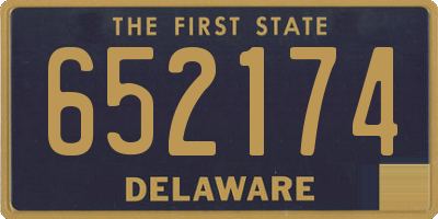 DE license plate 652174