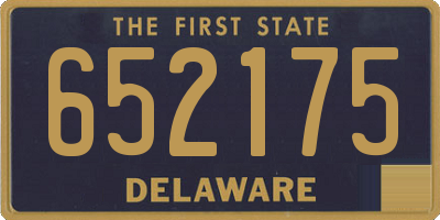 DE license plate 652175