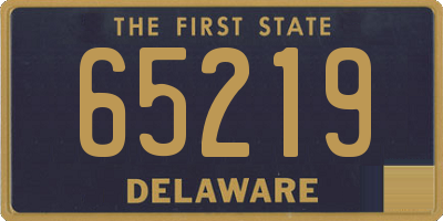 DE license plate 65219