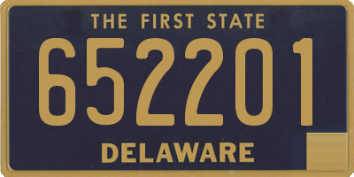 DE license plate 652201