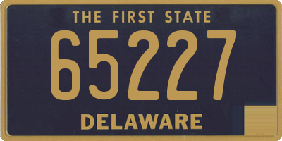 DE license plate 65227