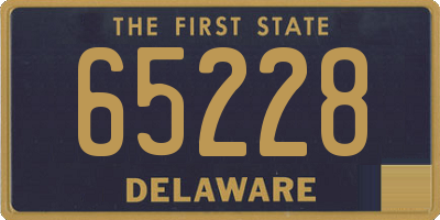 DE license plate 65228