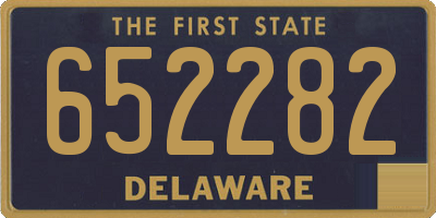 DE license plate 652282