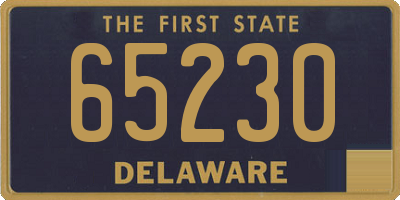 DE license plate 65230