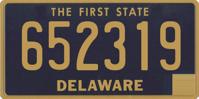 DE license plate 652319
