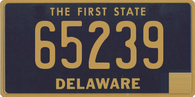 DE license plate 65239