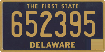 DE license plate 652395