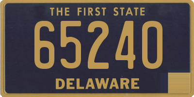 DE license plate 65240