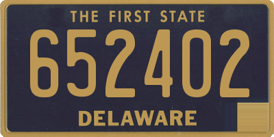 DE license plate 652402