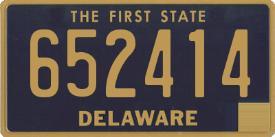 DE license plate 652414