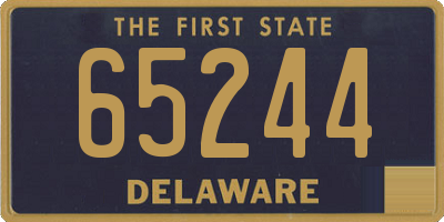 DE license plate 65244