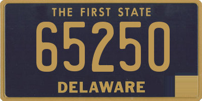 DE license plate 65250