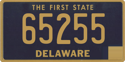 DE license plate 65255