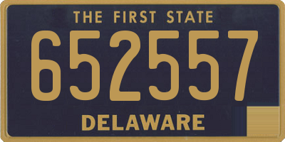 DE license plate 652557
