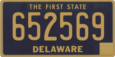 DE license plate 652569