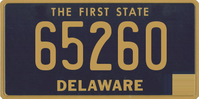 DE license plate 65260