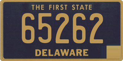 DE license plate 65262