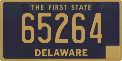 DE license plate 65264