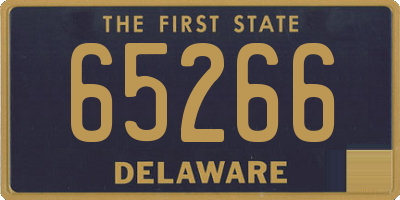 DE license plate 65266
