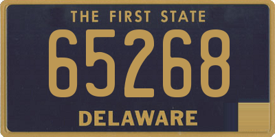 DE license plate 65268