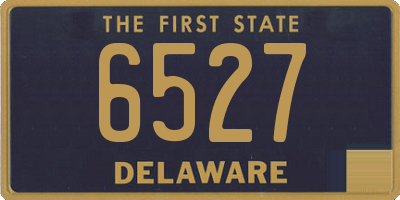 DE license plate 6527