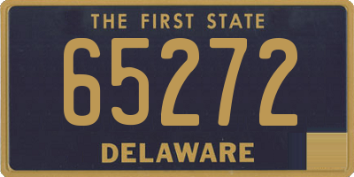DE license plate 65272
