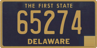 DE license plate 65274