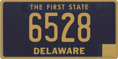 DE license plate 6528