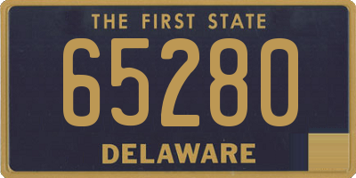 DE license plate 65280