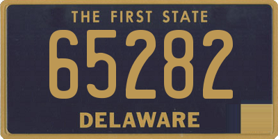 DE license plate 65282