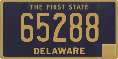DE license plate 65288