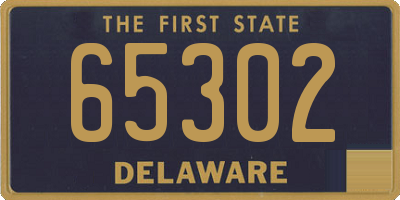 DE license plate 65302