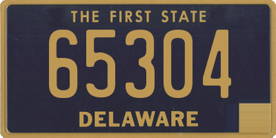 DE license plate 65304