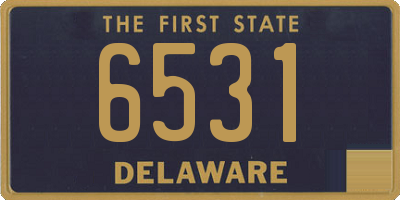 DE license plate 6531