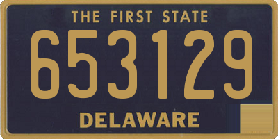 DE license plate 653129