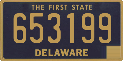 DE license plate 653199