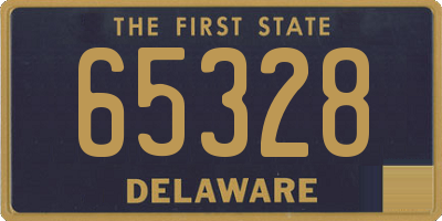 DE license plate 65328