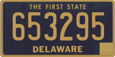 DE license plate 653295