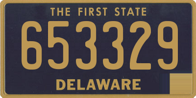 DE license plate 653329