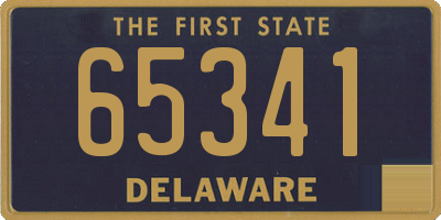 DE license plate 65341