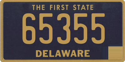 DE license plate 65355